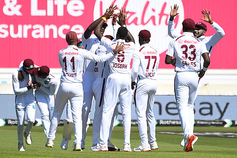 Alzarri Joseph dismisses England's Zak Crawley